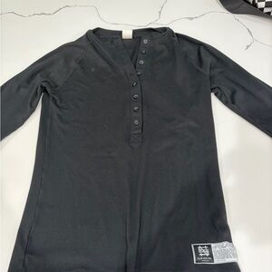 Flag Nor Fail Black and Tan Long Sleeve Shirt